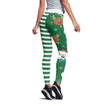 Cargar imagen en el visor de la galería, 2020 New Christmas Snowman Printed High Waist Cropped Pants
