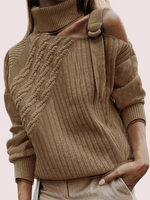 Load image into Gallery viewer, 2020 new solid color straight stitching knit sweater
