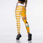 Cargar imagen en el visor de la galería, 2020 New Christmas Snowman Printed High Waist Cropped Pants
