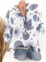 Load image into Gallery viewer, Casual Floral Printed Long Sleeve T-shirt
