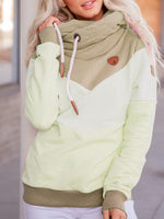 Load image into Gallery viewer, Casual Long Sleeve Patchwork Sweatshirt
