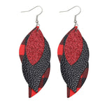 Load image into Gallery viewer, Casual Style Leopard Leather Earrings
