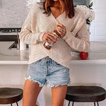 Load image into Gallery viewer, 2020 autumn and winter solid color sweater top
