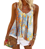 Load image into Gallery viewer, Bohemian Floral Tank T-Shirt
