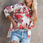 Load image into Gallery viewer, 2020 autumn and winter new round neck printed sweater
