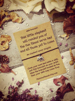 Load image into Gallery viewer, Adjustable Elephant Braid Alloy Bracelets with Card
