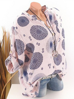 Load image into Gallery viewer, Casual Floral Printed Long Sleeve T-shirt
