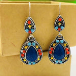 Load image into Gallery viewer, Bohemia Lapis Gorgeous Earrings
