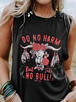 Load image into Gallery viewer, Animal vintage printed round neck cotton vest top
