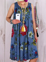 Cargar imagen en el visor de la galería, Casual Floral Dress
