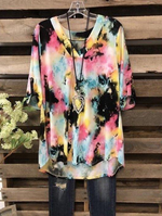 Load image into Gallery viewer, Casual V Neck Shirts &amp; Tops
