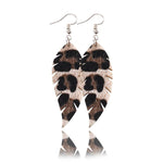 Load image into Gallery viewer, Casual Style Leopard Leather Earrings
