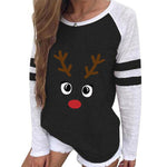 Load image into Gallery viewer, 2020 Christmas print crew neck raglan sweatshirt
