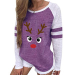 Load image into Gallery viewer, 2020 Christmas print crew neck raglan sweatshirt
