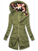 Load image into Gallery viewer, Casual Solid Extended Hooded Jacket
