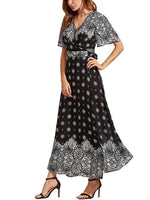 Cargar imagen en el visor de la galería, Bohemian V-Neck Printing Maxi Dress
