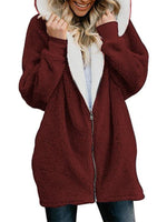 Load image into Gallery viewer, Autumn and winter lamb wool zipper warm jacket
