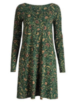 Cargar imagen en el visor de la galería, Casual Floral Tunic Round Neckline Shift Dress
