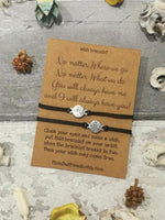 Load image into Gallery viewer, 2 Pcs Adjustable Compass Braid Alloy Bracelets with Card
