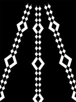 Cargar imagen en el visor de la galería, Black 1960's Geometric Pattern Pockets A-Line Retro Printed Casual Dresses
